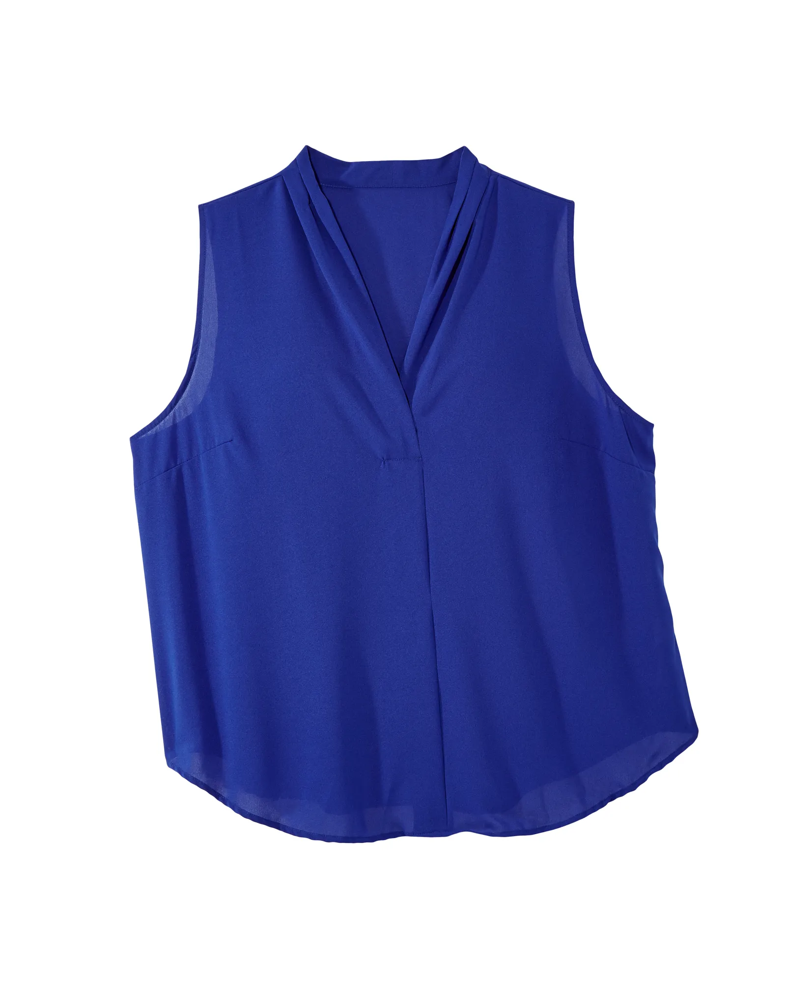 Peggy Classic V-Neck Tank | Royal Blue