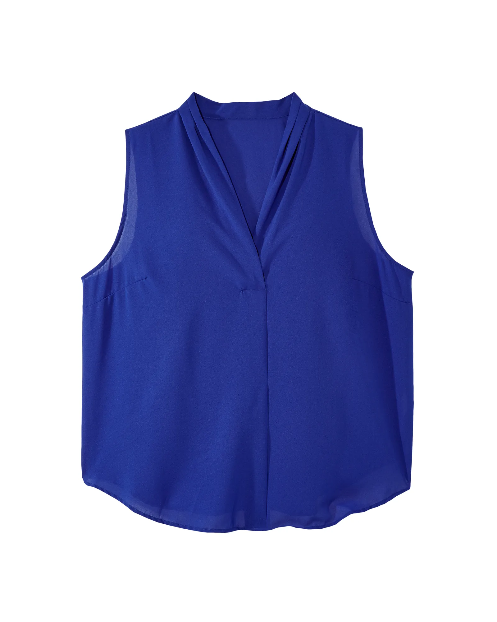 Peggy Classic V-Neck Tank | Royal Blue