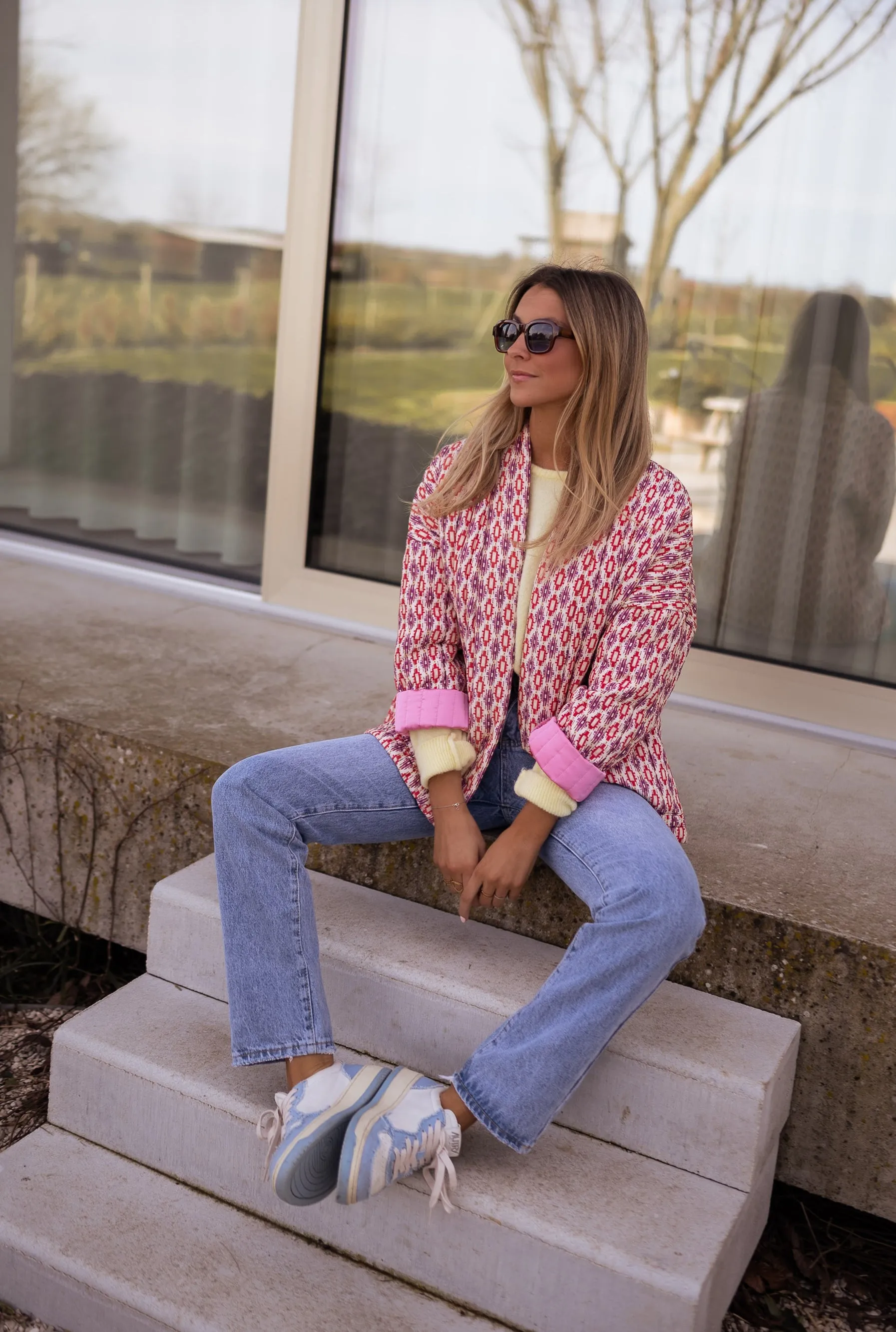 Pink Belinda Quilted Jacket