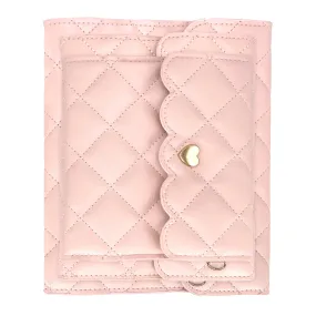 Quilted Pink Album Bundle (light gold hardware)