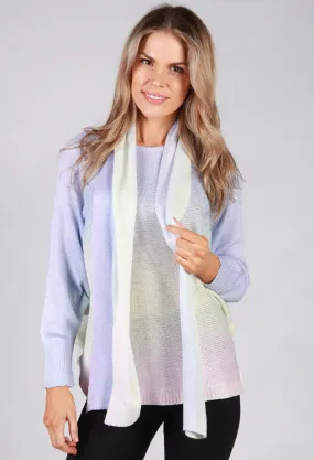 Rainbow Knit with Scarf