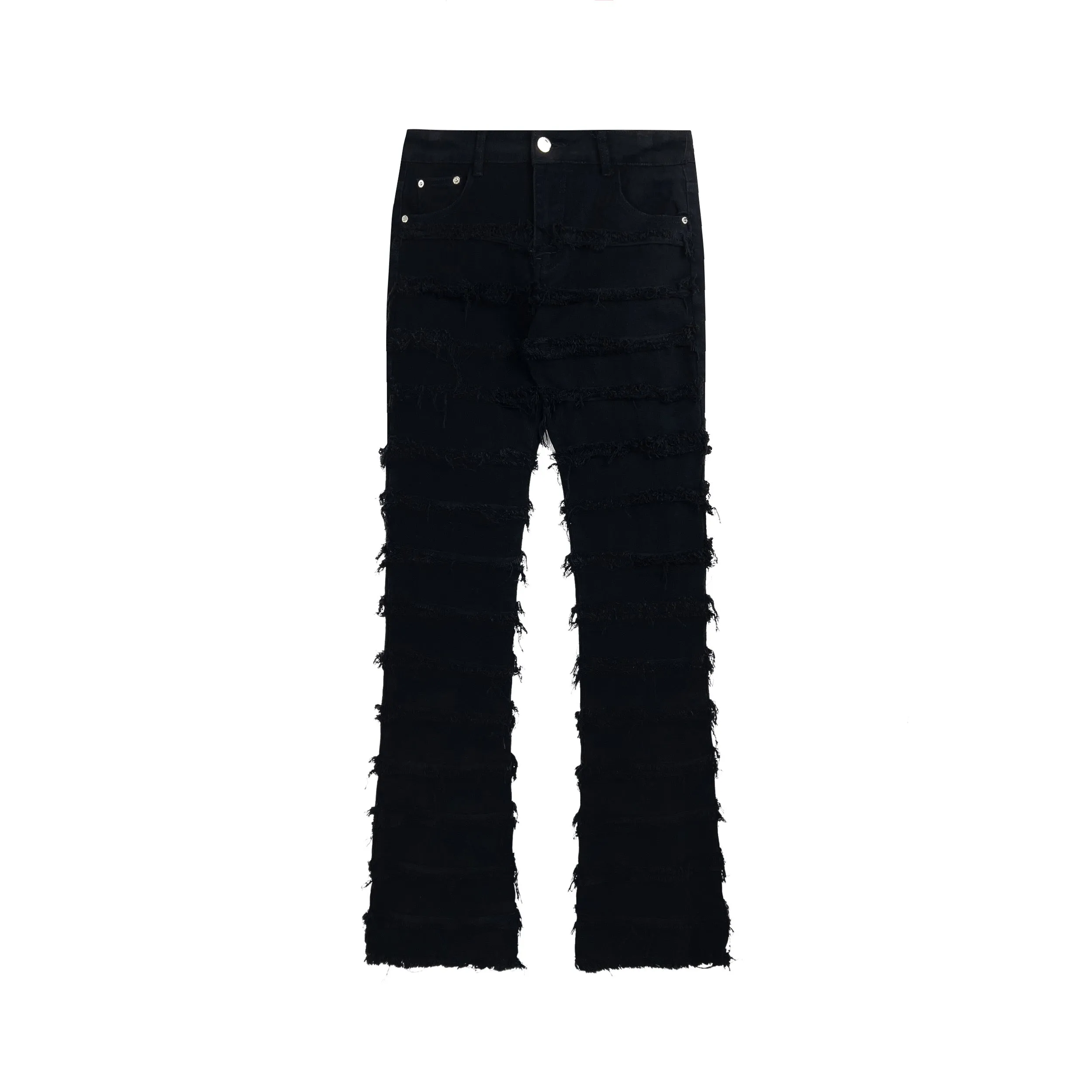 Raw Edge Flared Vintage Jeans