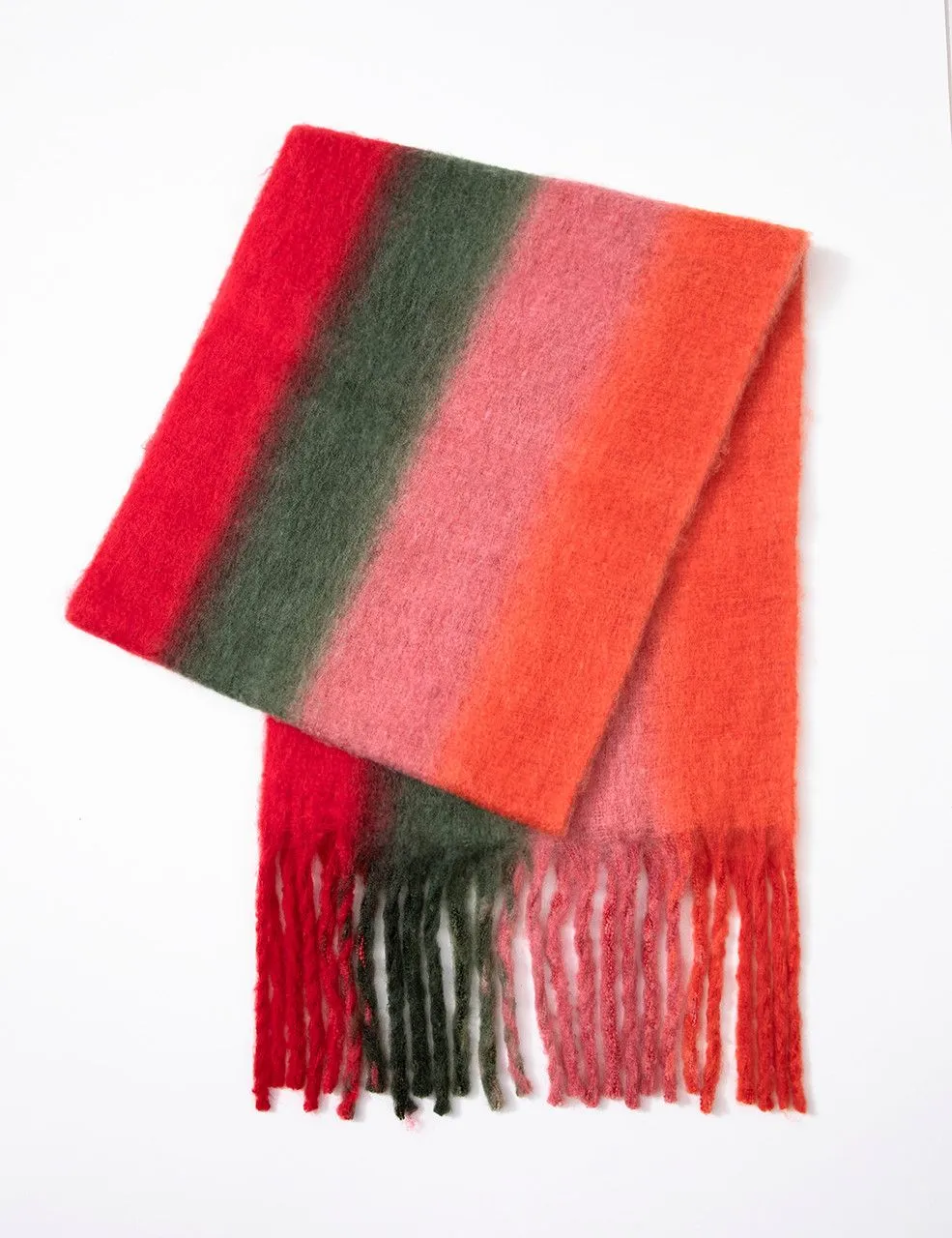 Red Gradient Blanket Scarf (Only 1 Left!)