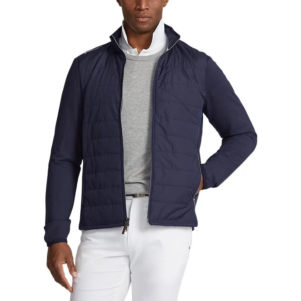 RLX Ralph Lauren Cool Wool Full Zip Golf Jacket - Refined Navy