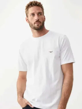 RM WILLIAMS Parson T-Shirt - Men's Crew Neck - White