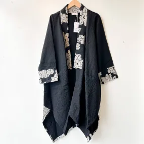 Sasaki Gallery | SSK 17 A -2 Kimono Flower Long Coat