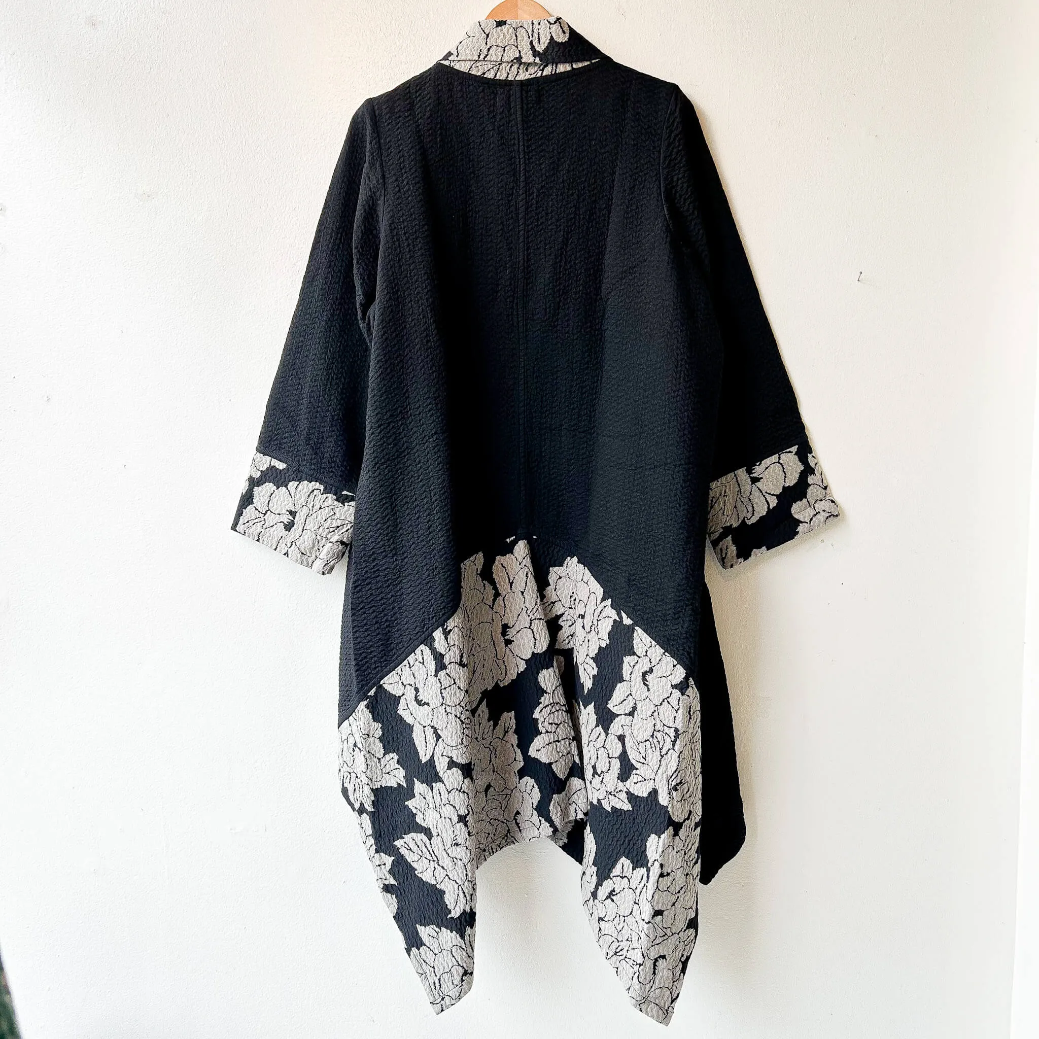 Sasaki Gallery | SSK 17 A -2 Kimono Flower Long Coat