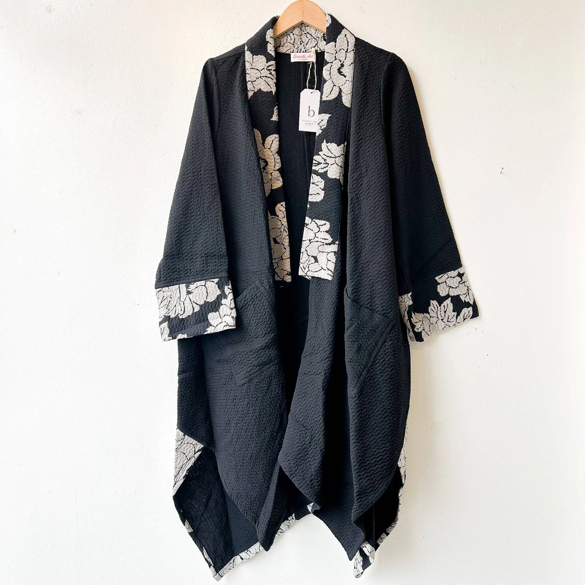 Sasaki Gallery | SSK 17 A -2 Kimono Flower Long Coat