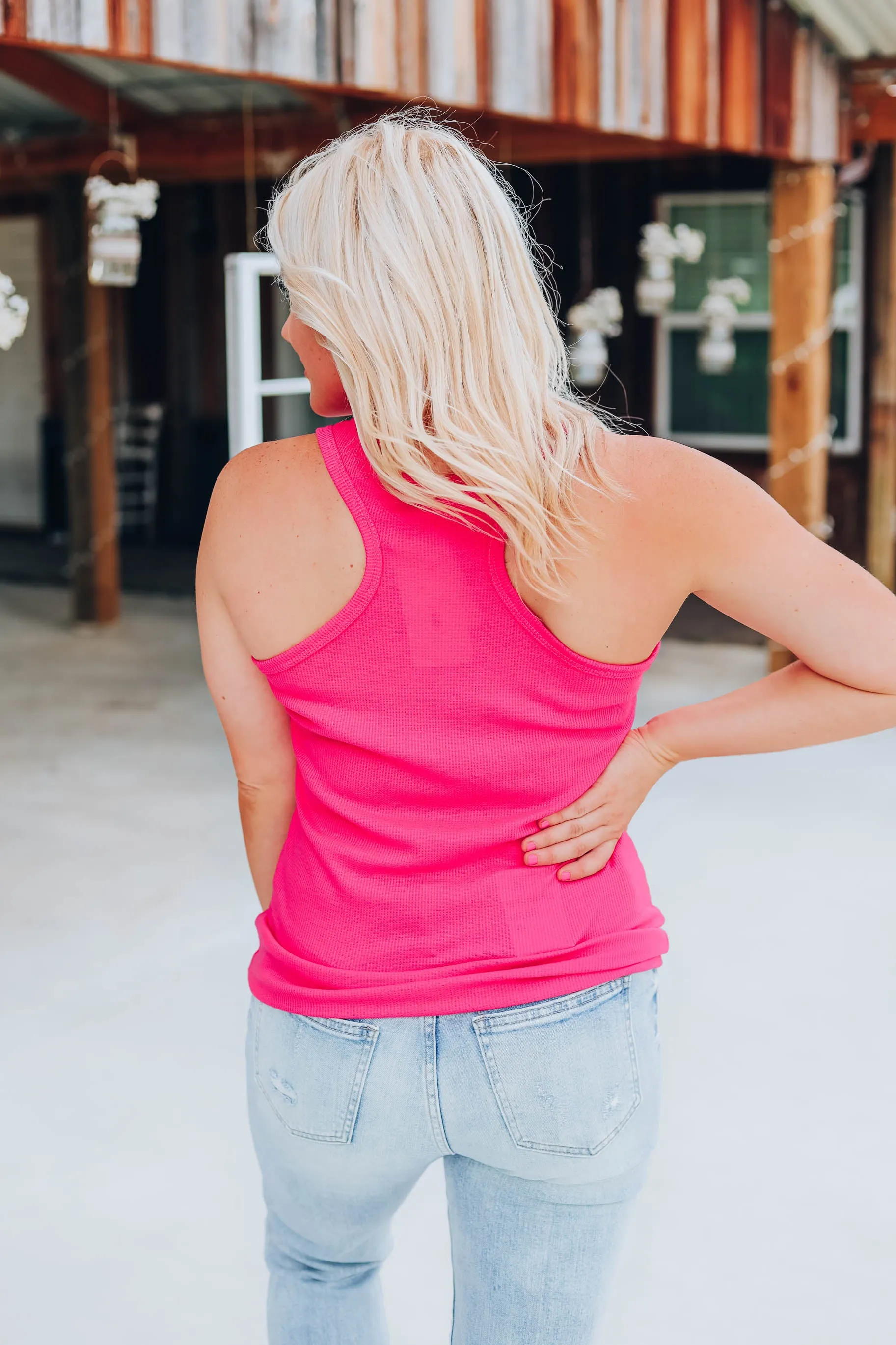 Simply Unique Racerback Tank - Fuchsia