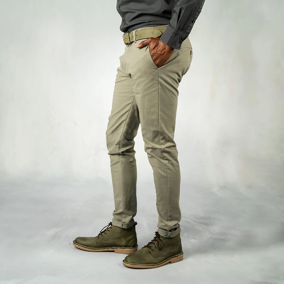 Slim Fit Chinos Grey