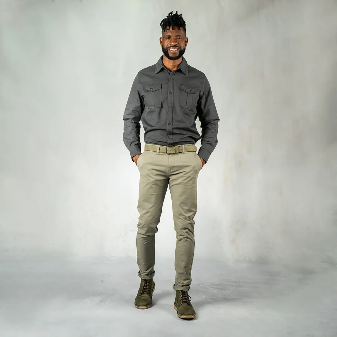 Slim Fit Chinos Grey