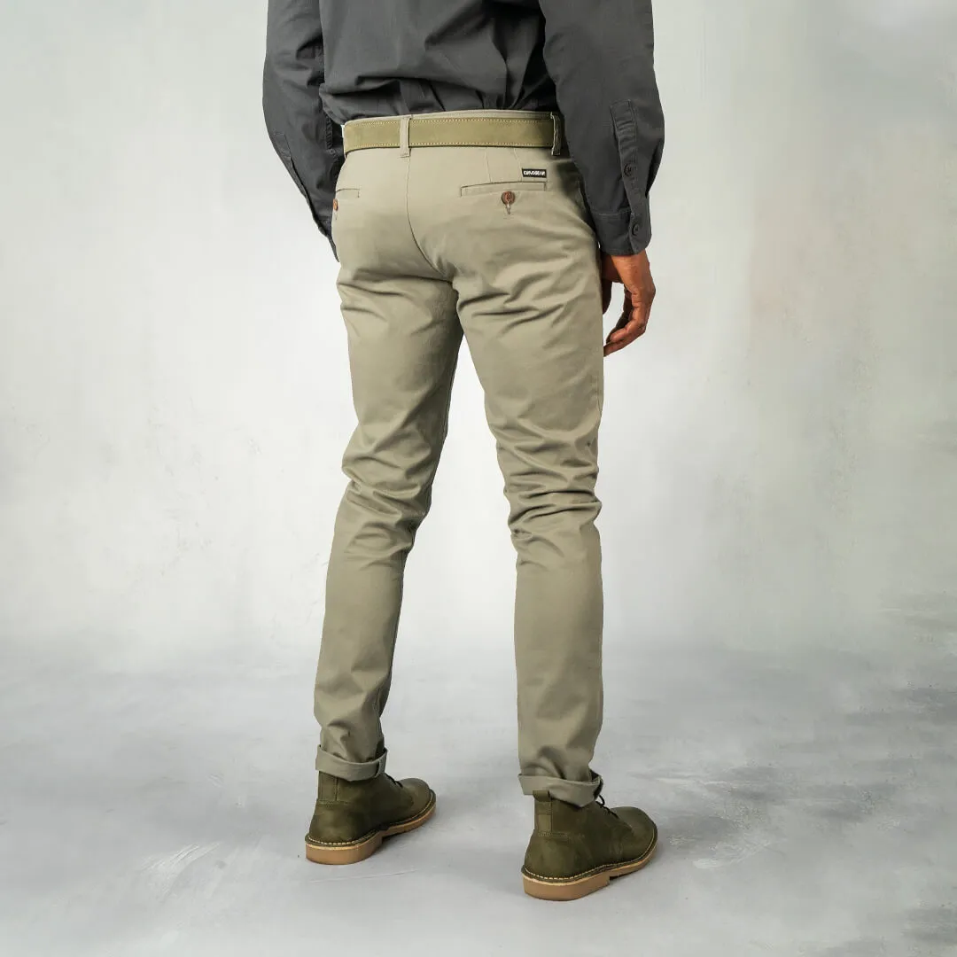 Slim Fit Chinos Grey