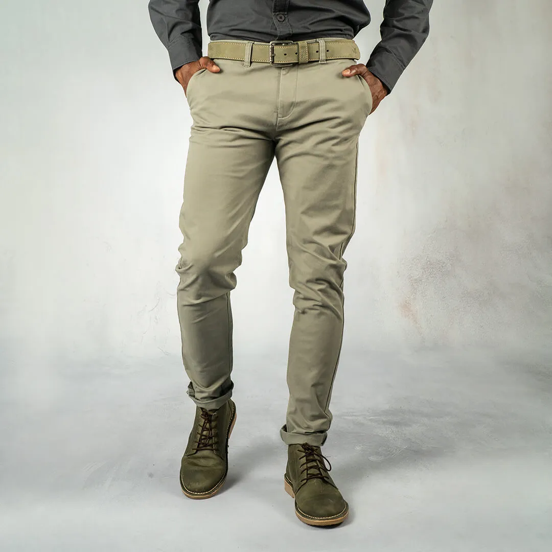 Slim Fit Chinos Grey