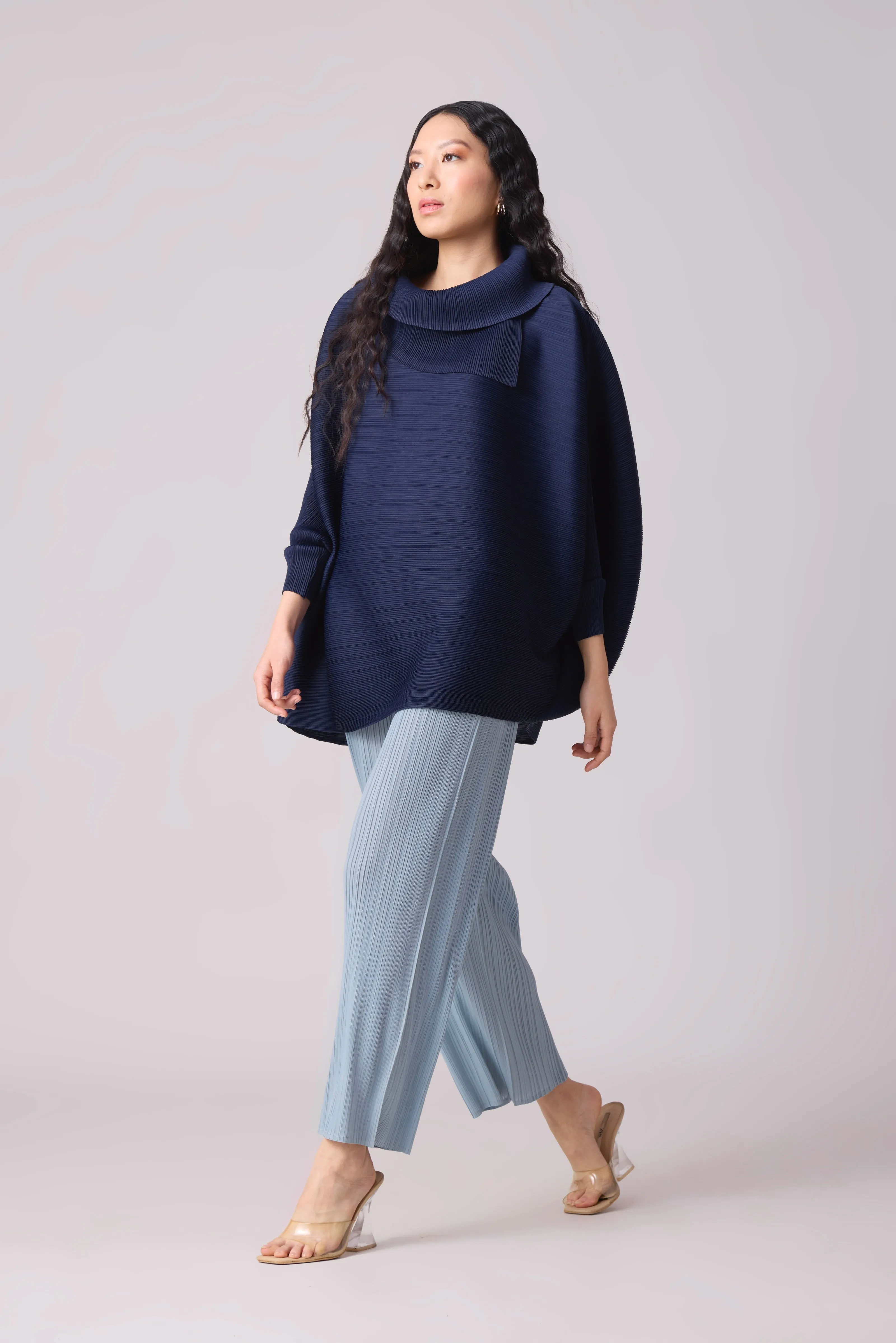 Sloane Batwing Top - Navy