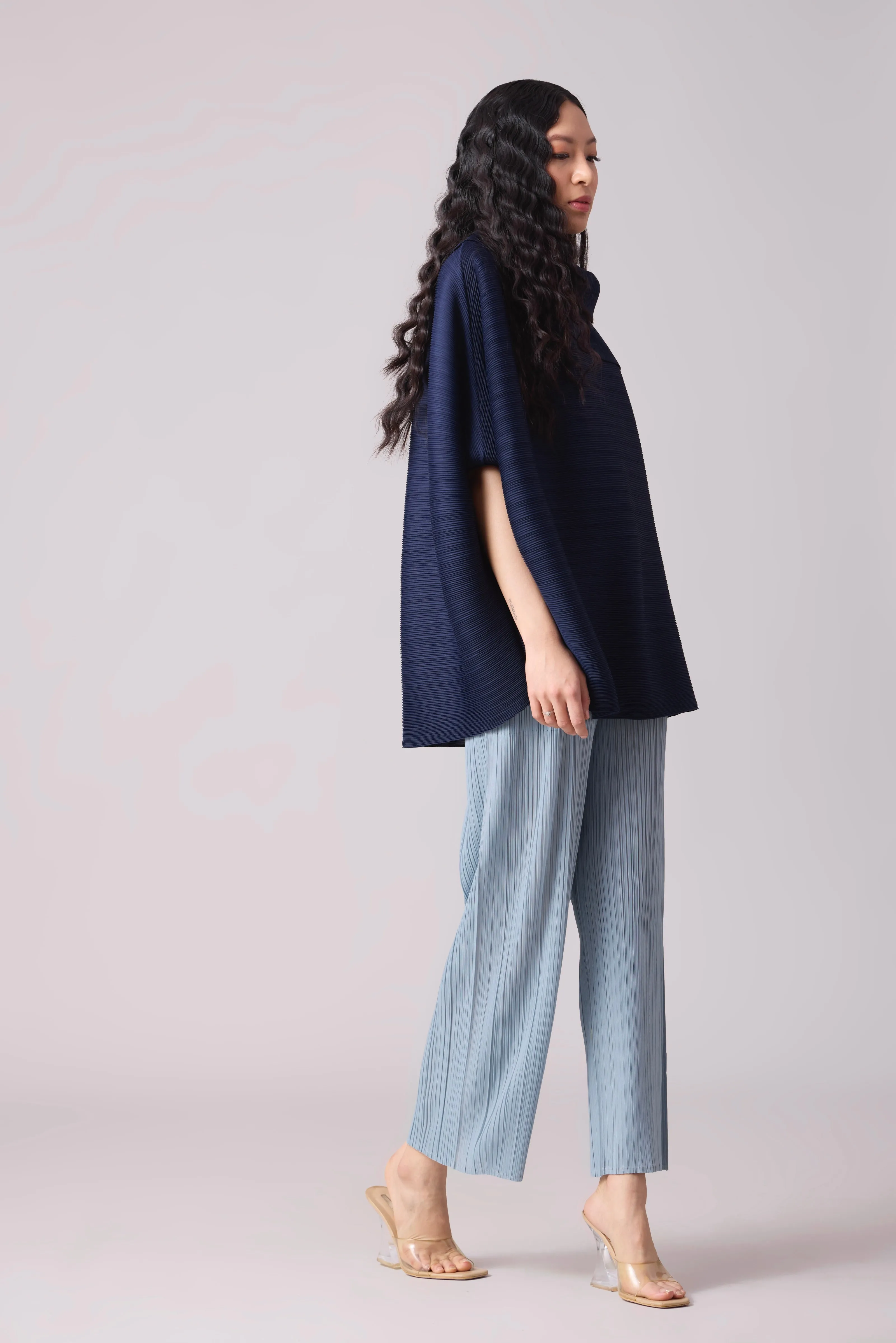 Sloane Batwing Top - Navy