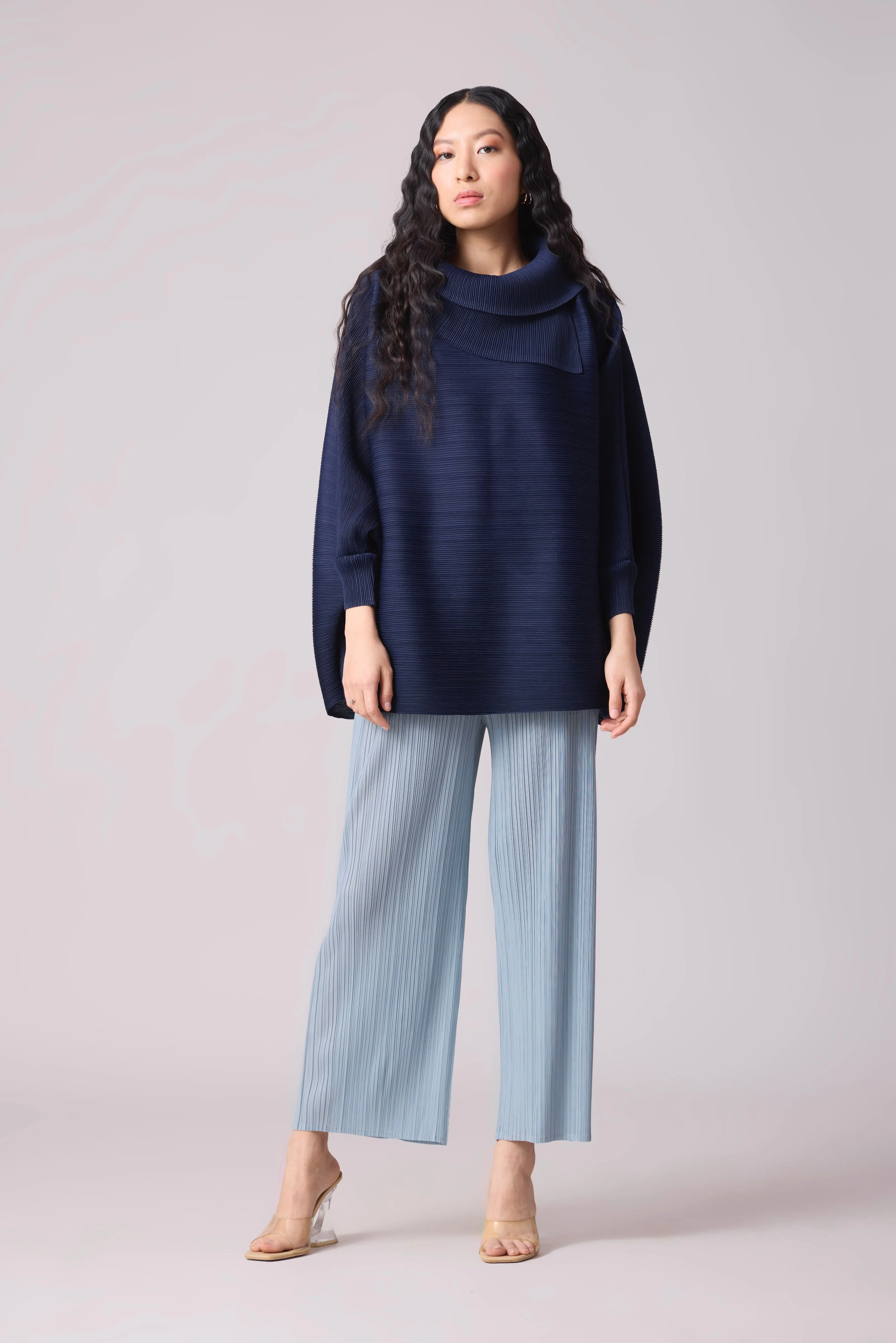 Sloane Batwing Top - Navy