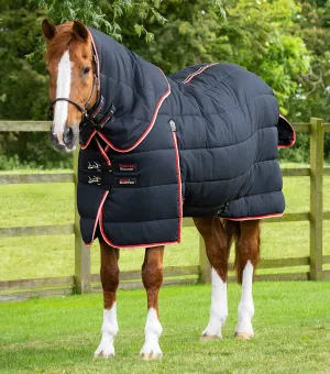 Stable Buster 450g Stable Rug with Neck Cover Black