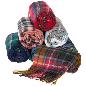 Stewart Camel Modern Lambswool Scarf