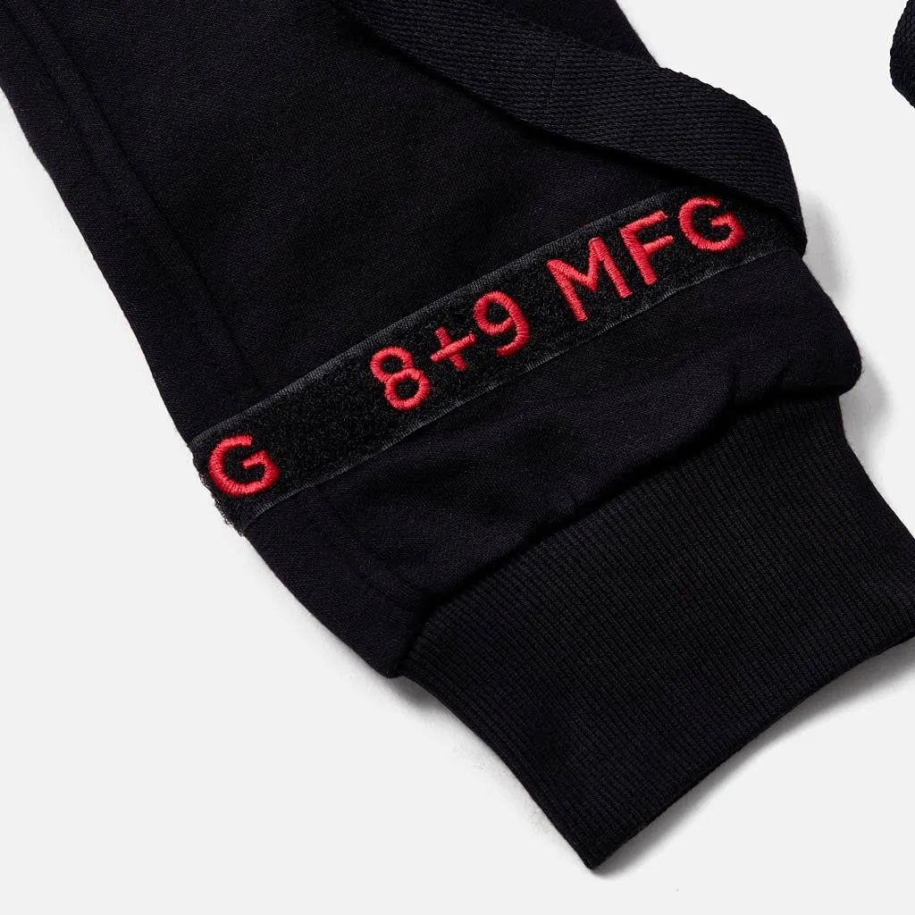 Strapped Up Slim Fleece Sweatpants Bred