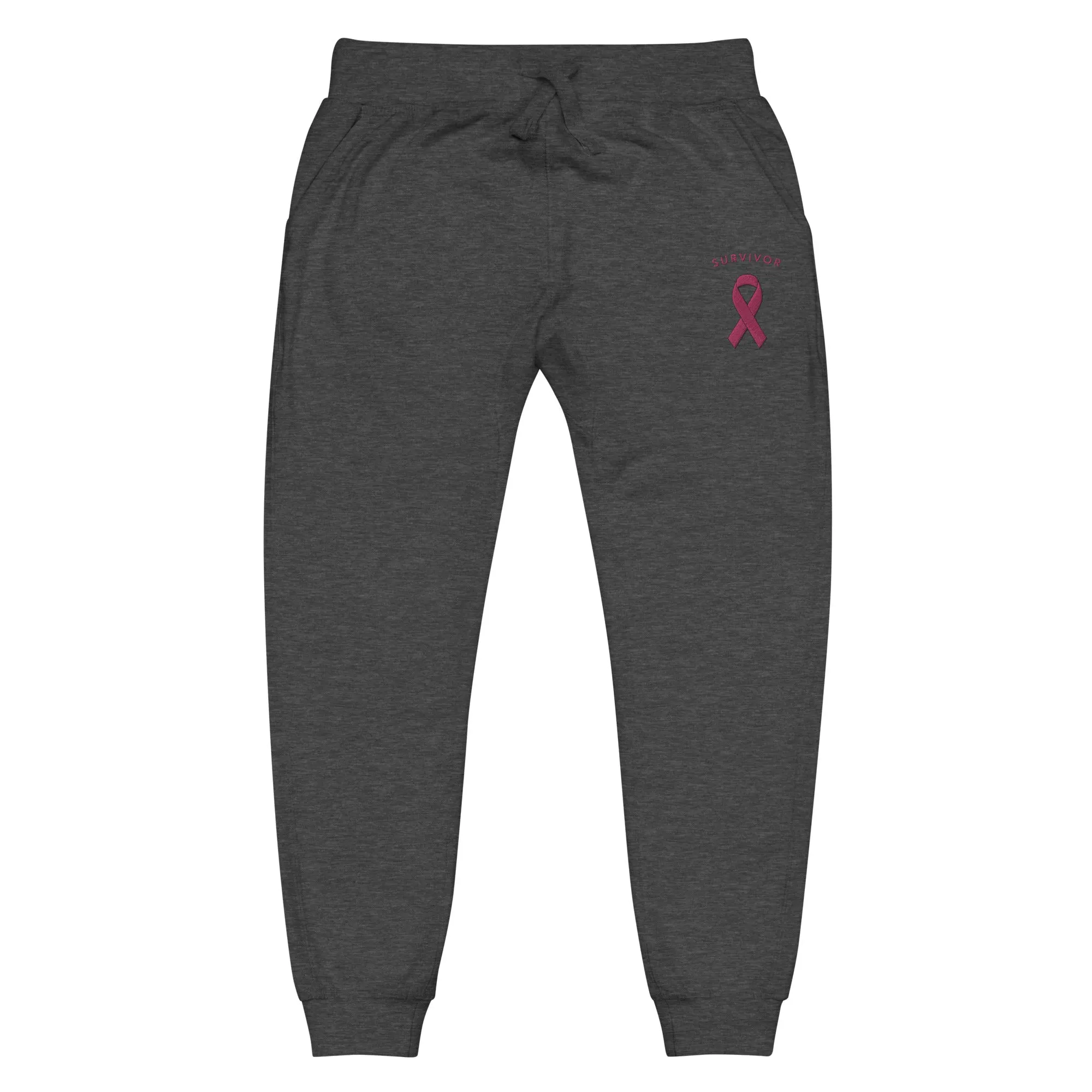 Survivor Pink Ribbon Fleece Sweatpants