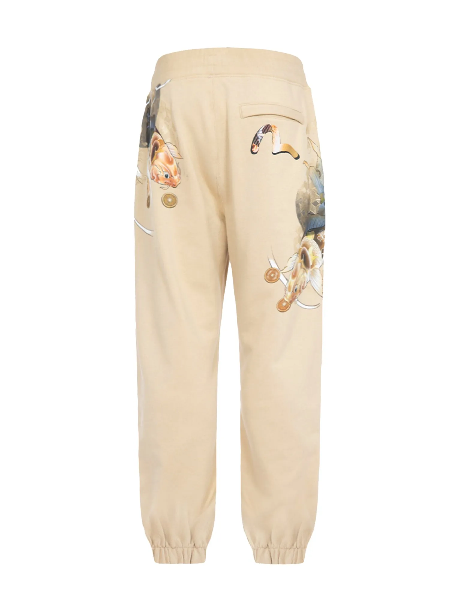 Tattoo Koi Print Sweatpants