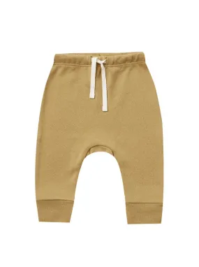 The Drawstring Pant by Quincy Mae - Gold