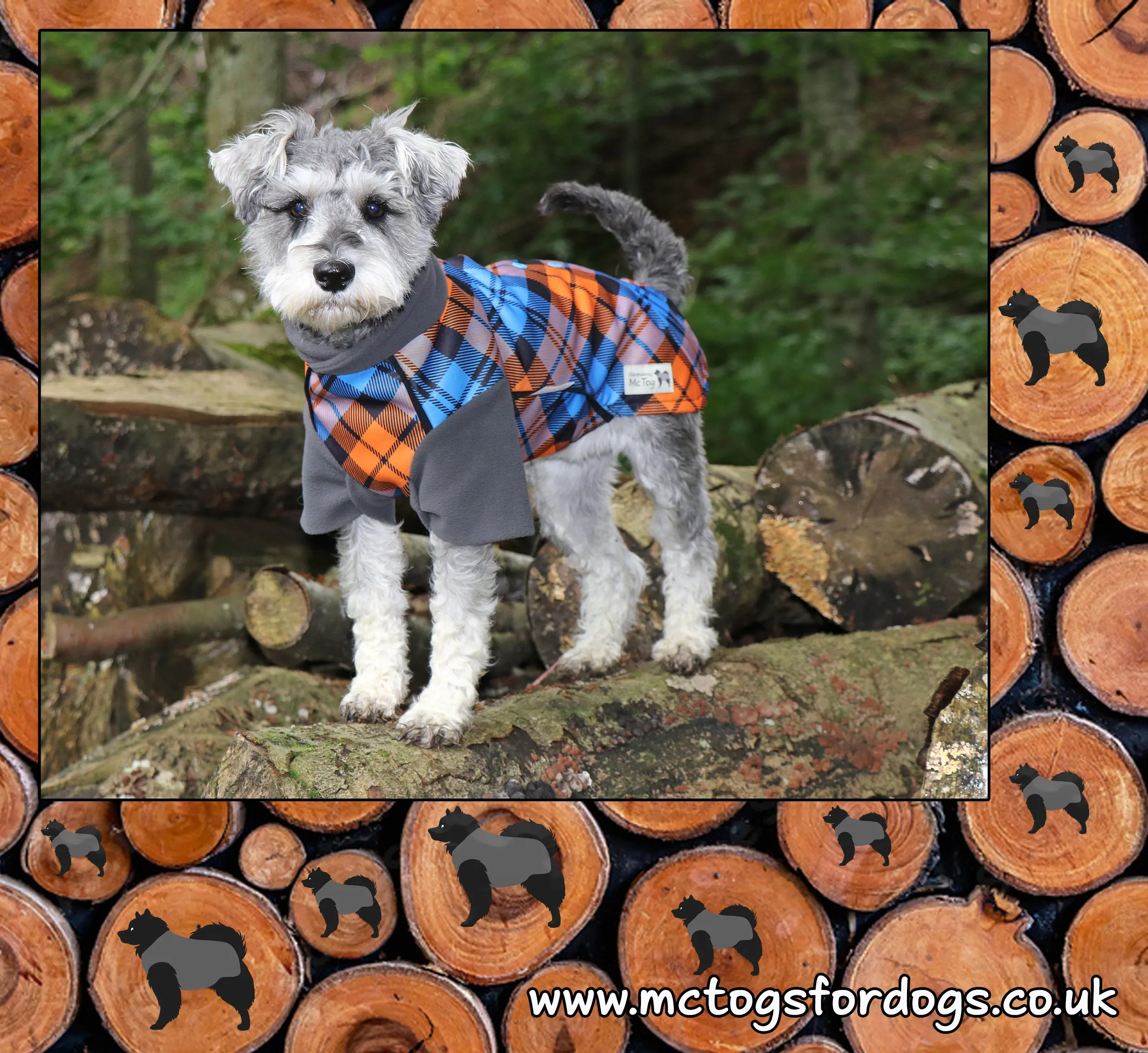 The Highlander McTog Dog Jumper - With Sleeves - Full Poppers Step In