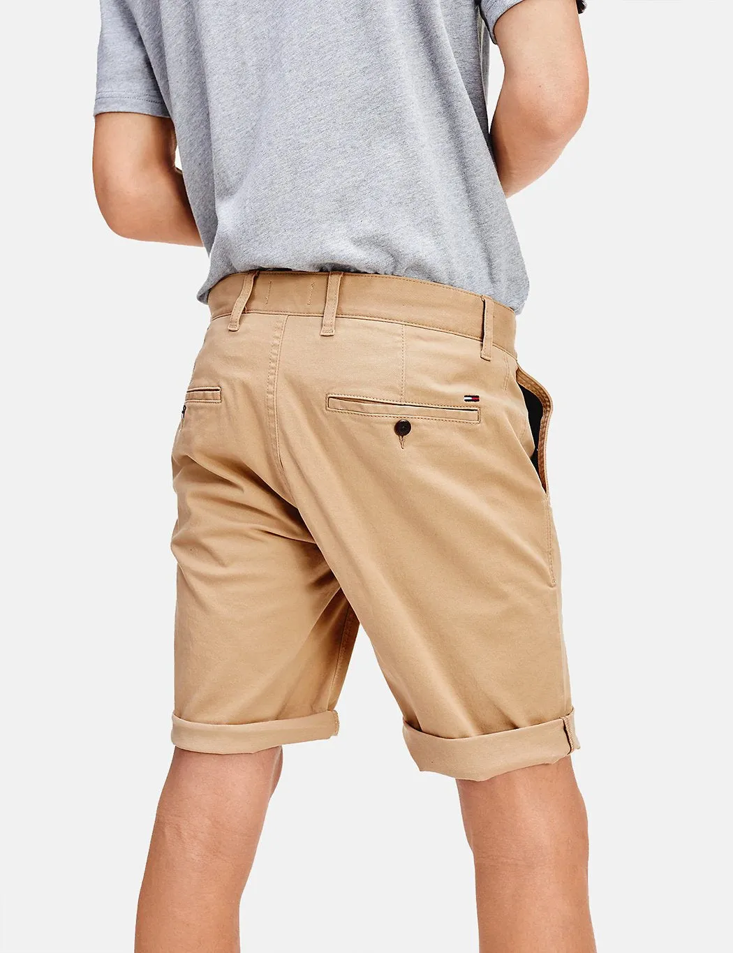 Tommy Jeans Essential Chino Shorts - Classic Khaki