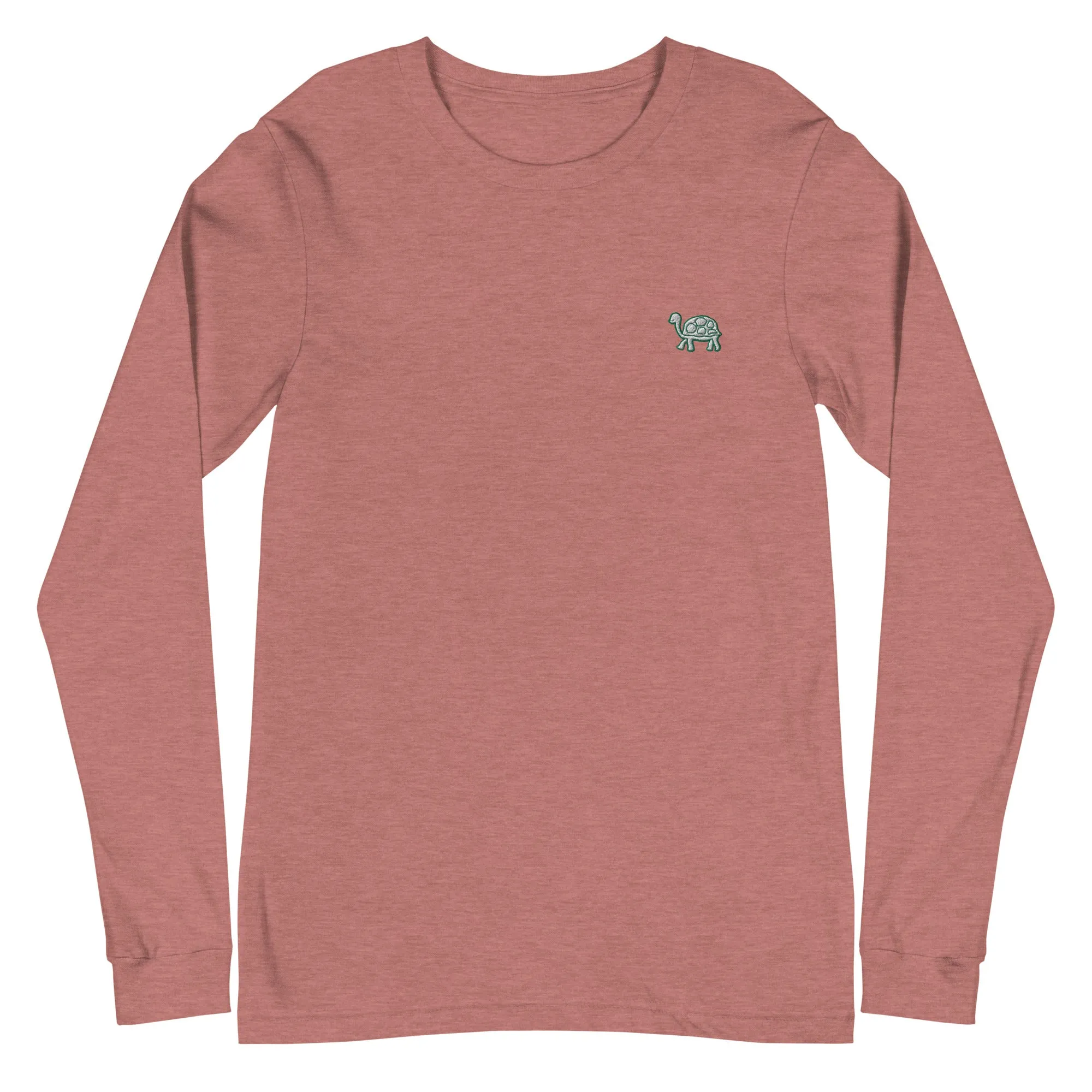 Turtle | Unisex Embroidered Long Sleeve Tee