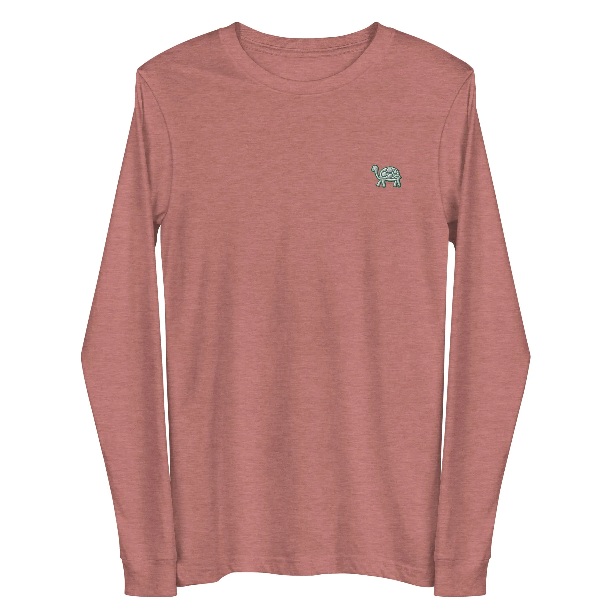 Turtle | Unisex Embroidered Long Sleeve Tee