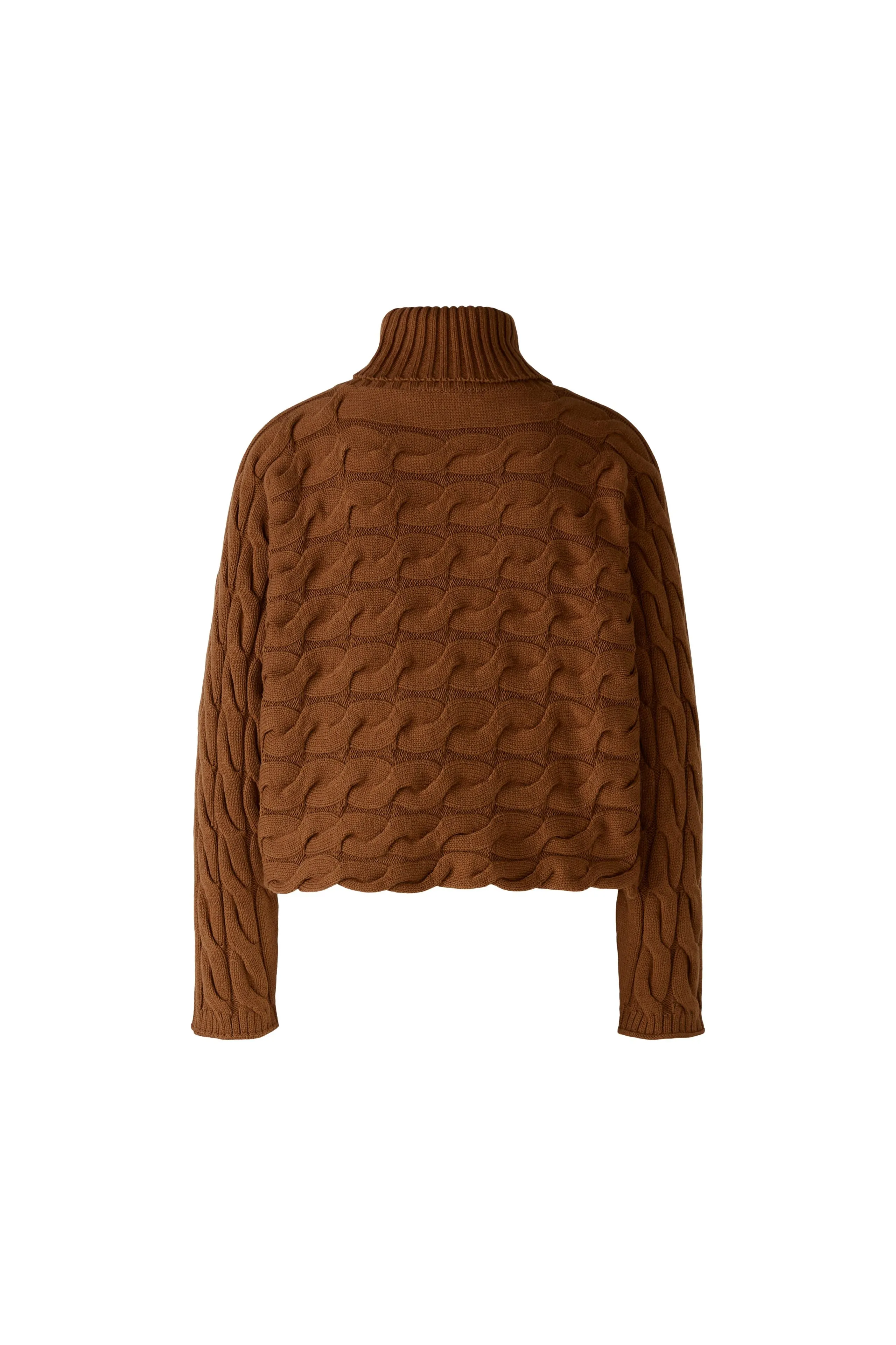 Turtleneck Jumper - Brown