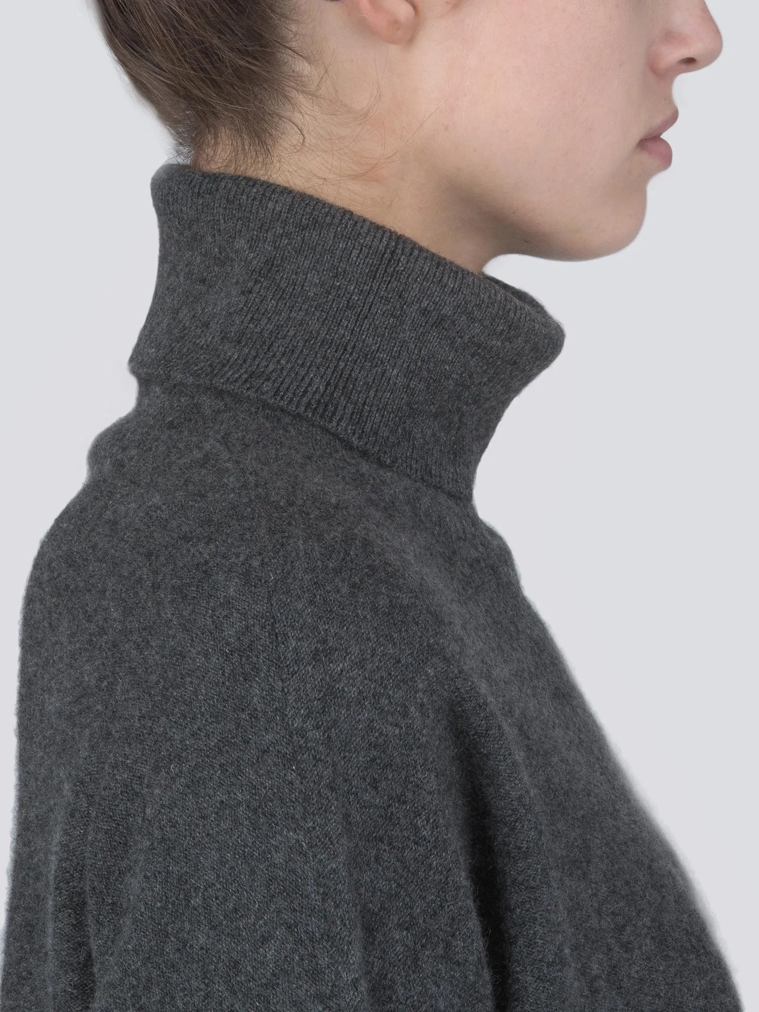 Turtleneck Loosefit Tunic_Graphite