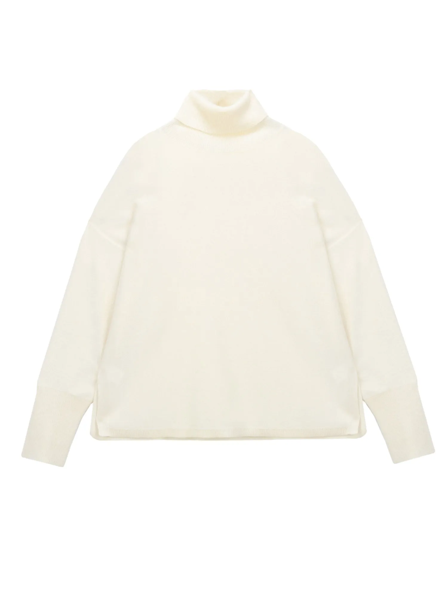 Turtleneck Loosefit Tunic_Ivory