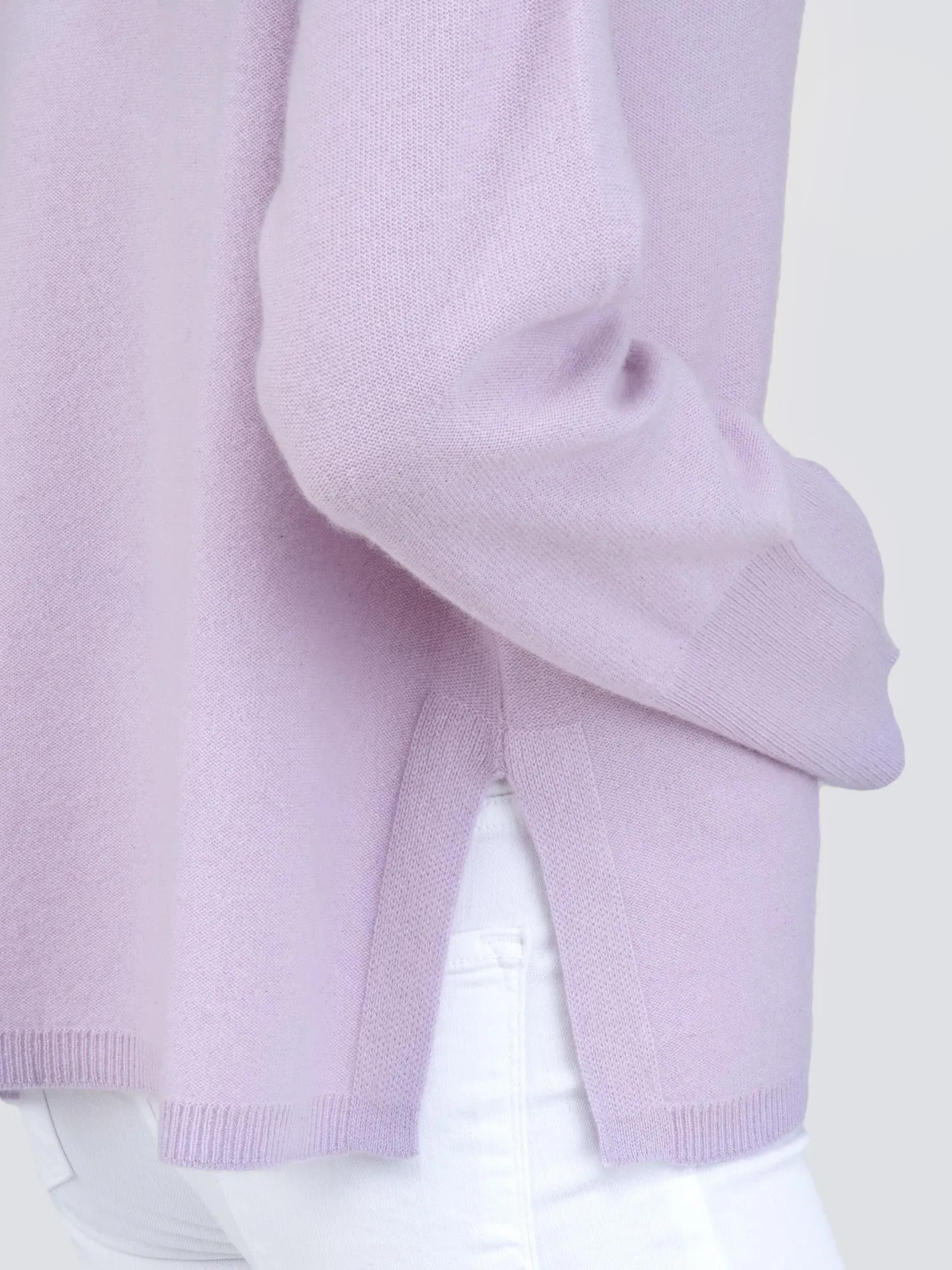 Turtleneck Loosefit Tunic_Lavender