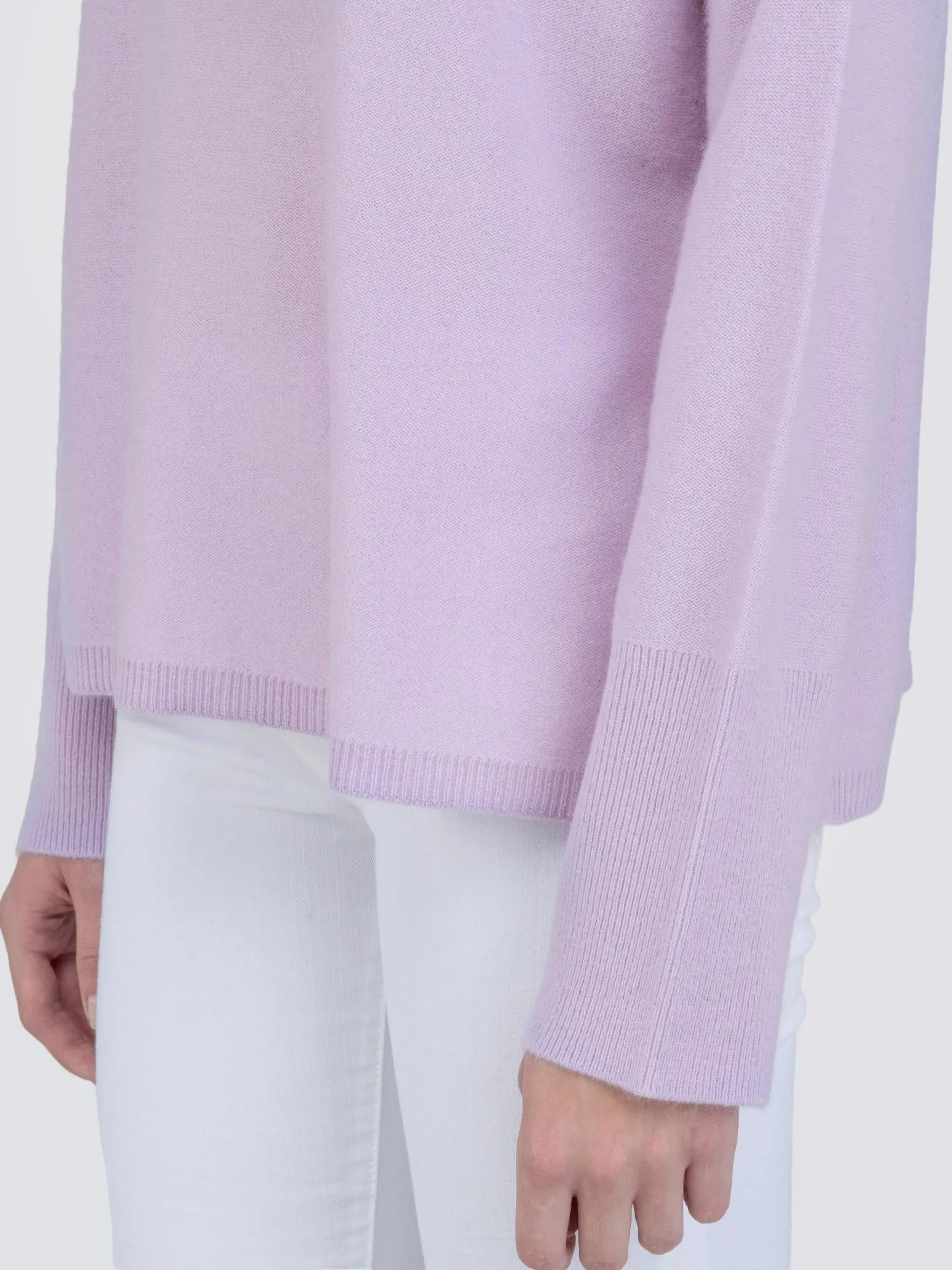 Turtleneck Loosefit Tunic_Lavender