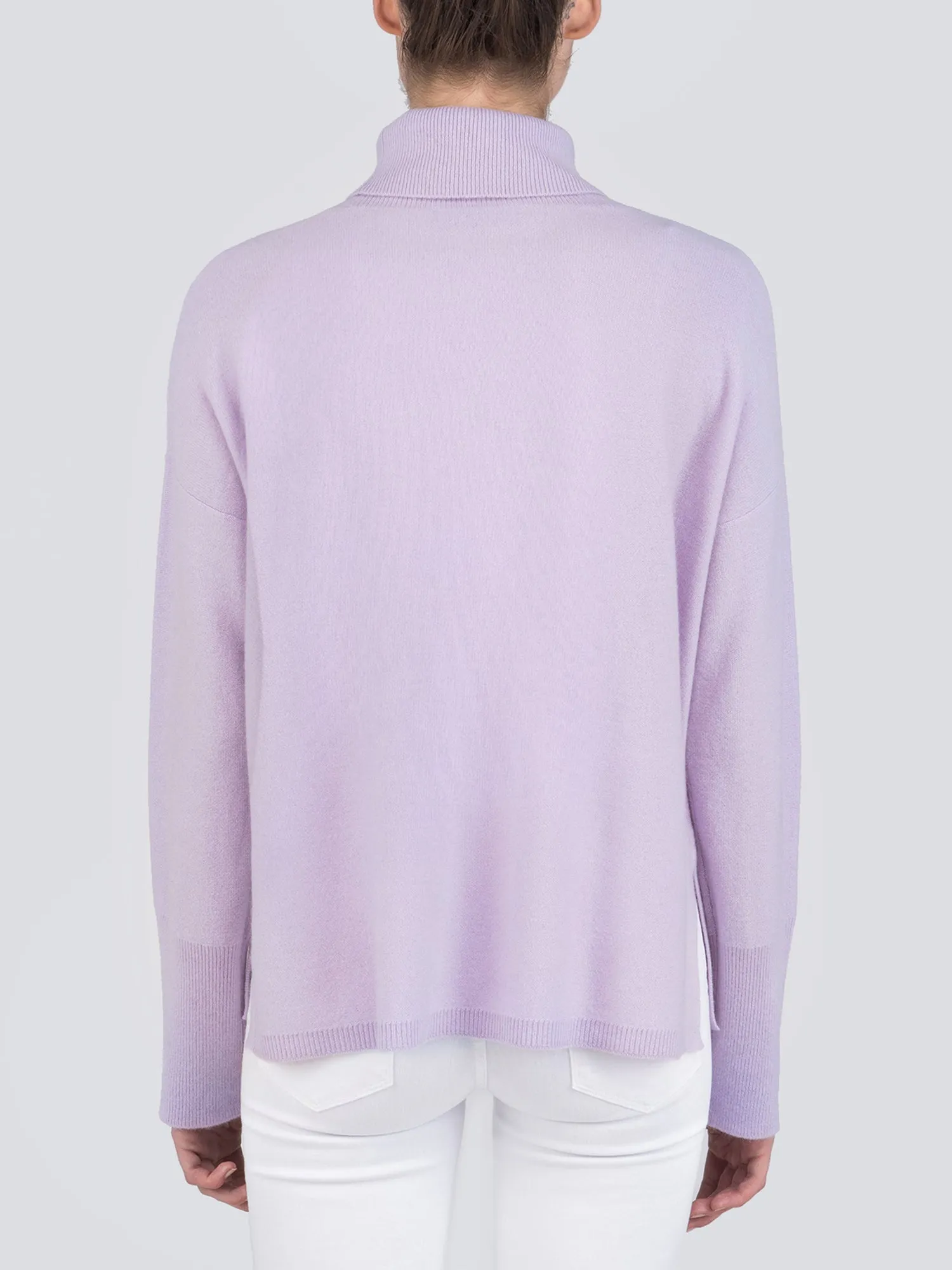 Turtleneck Loosefit Tunic_Lavender