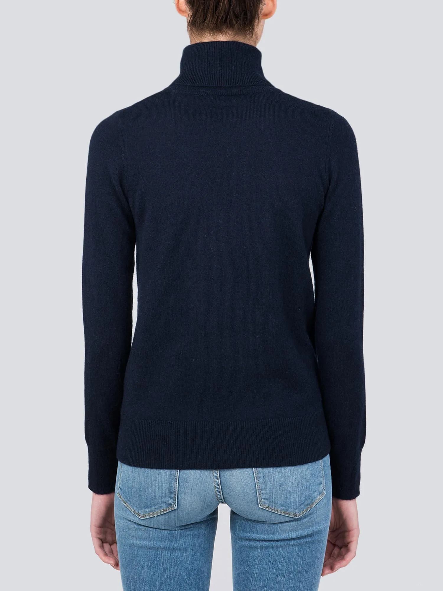 Turtleneck Slimfit Sweater_Dark Navy