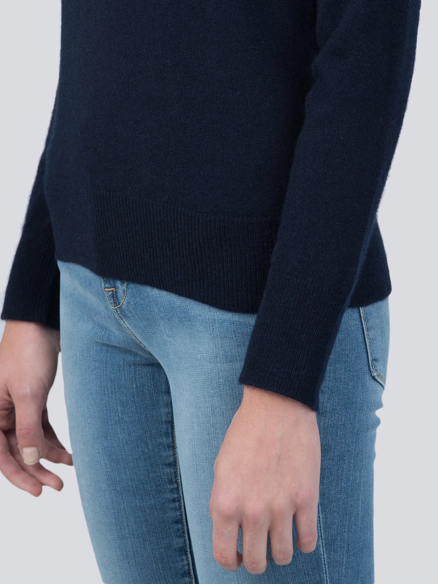 Turtleneck Slimfit Sweater_Dark Navy