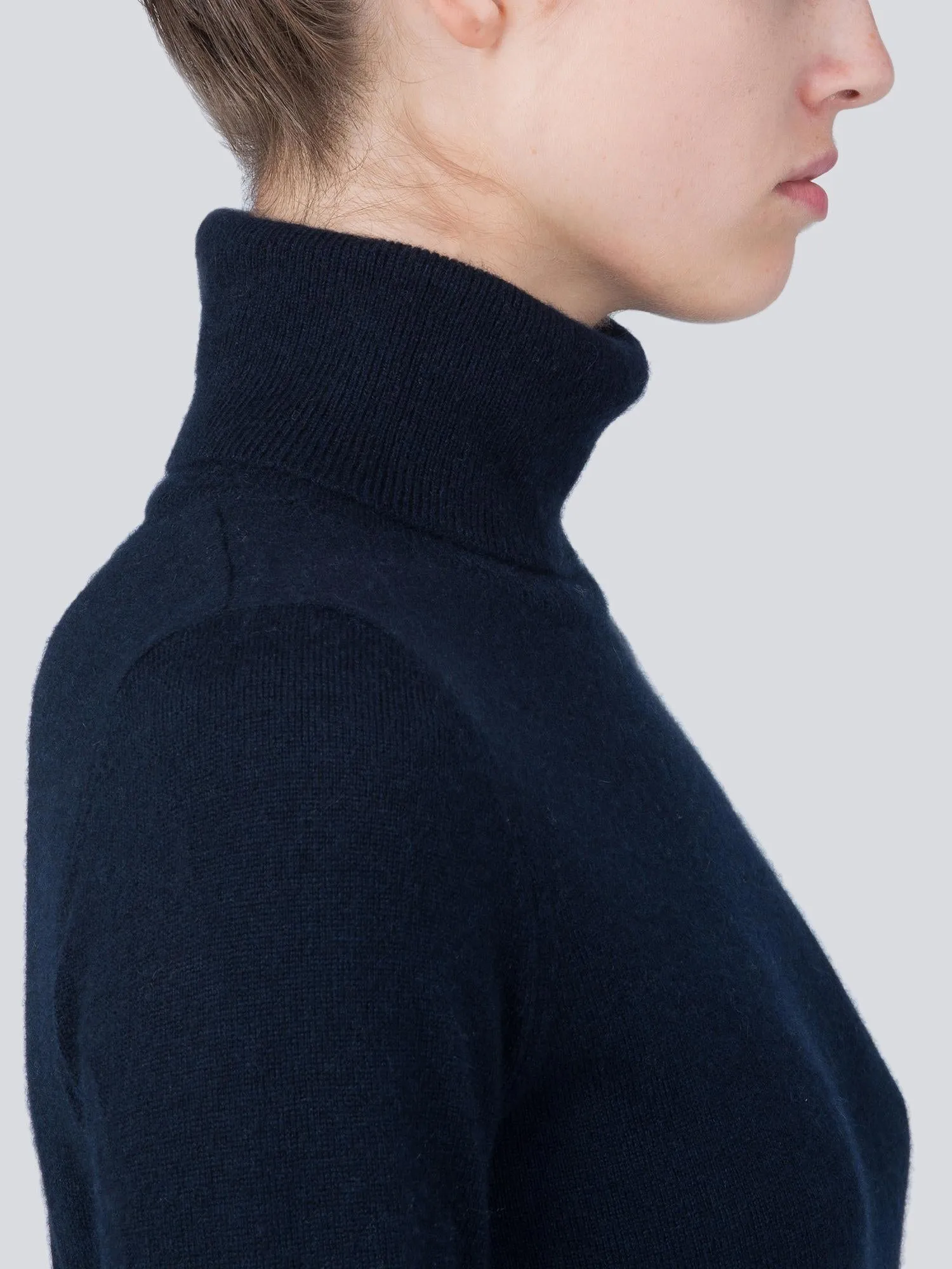 Turtleneck Slimfit Sweater_Dark Navy