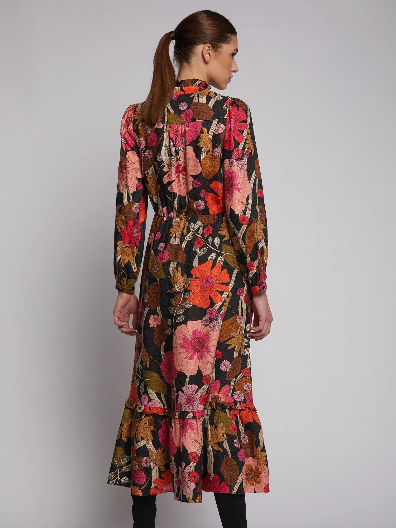 Vilagallo - Floral Midi Dress