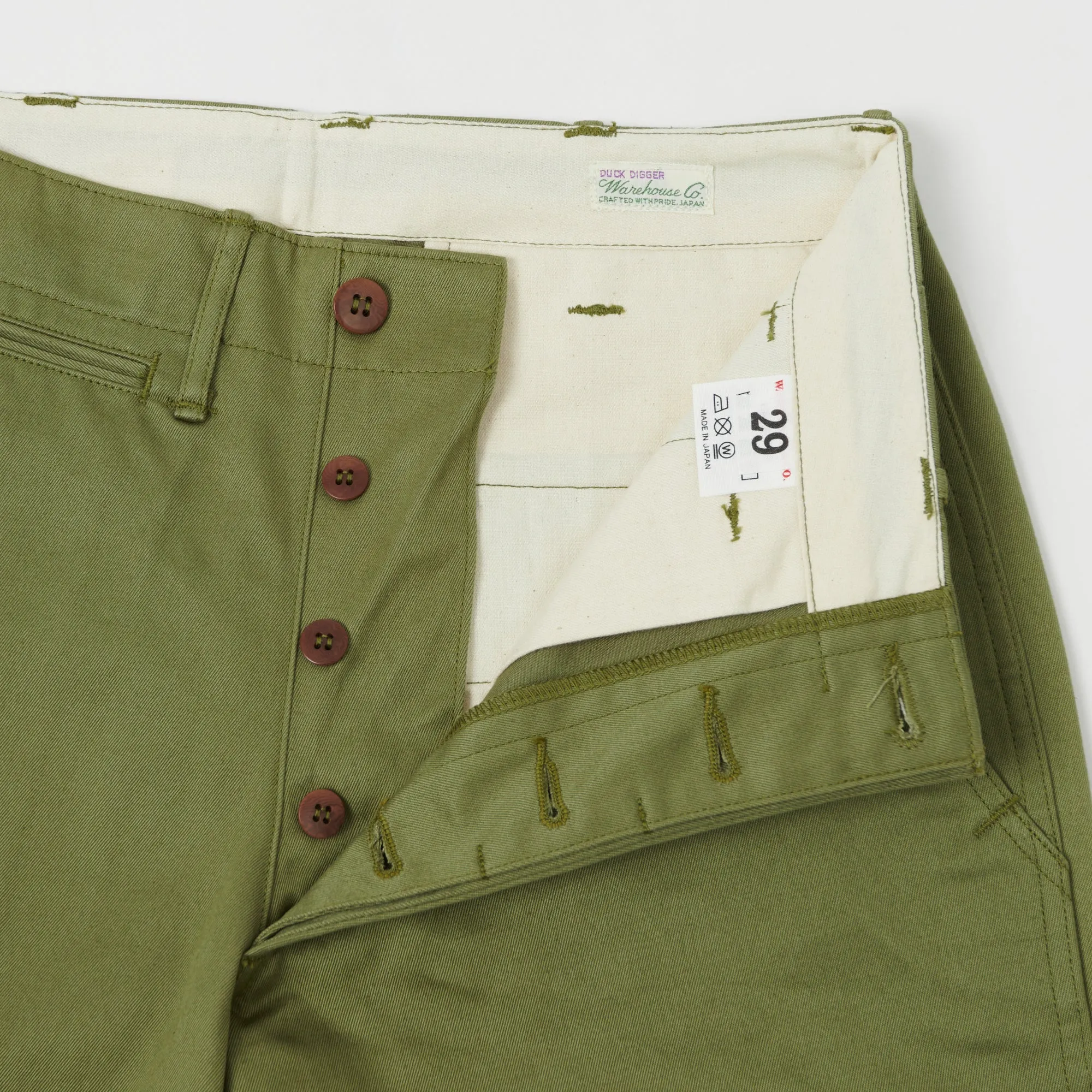 Warehouse & Co Duck Digger 1082 Chino - Green