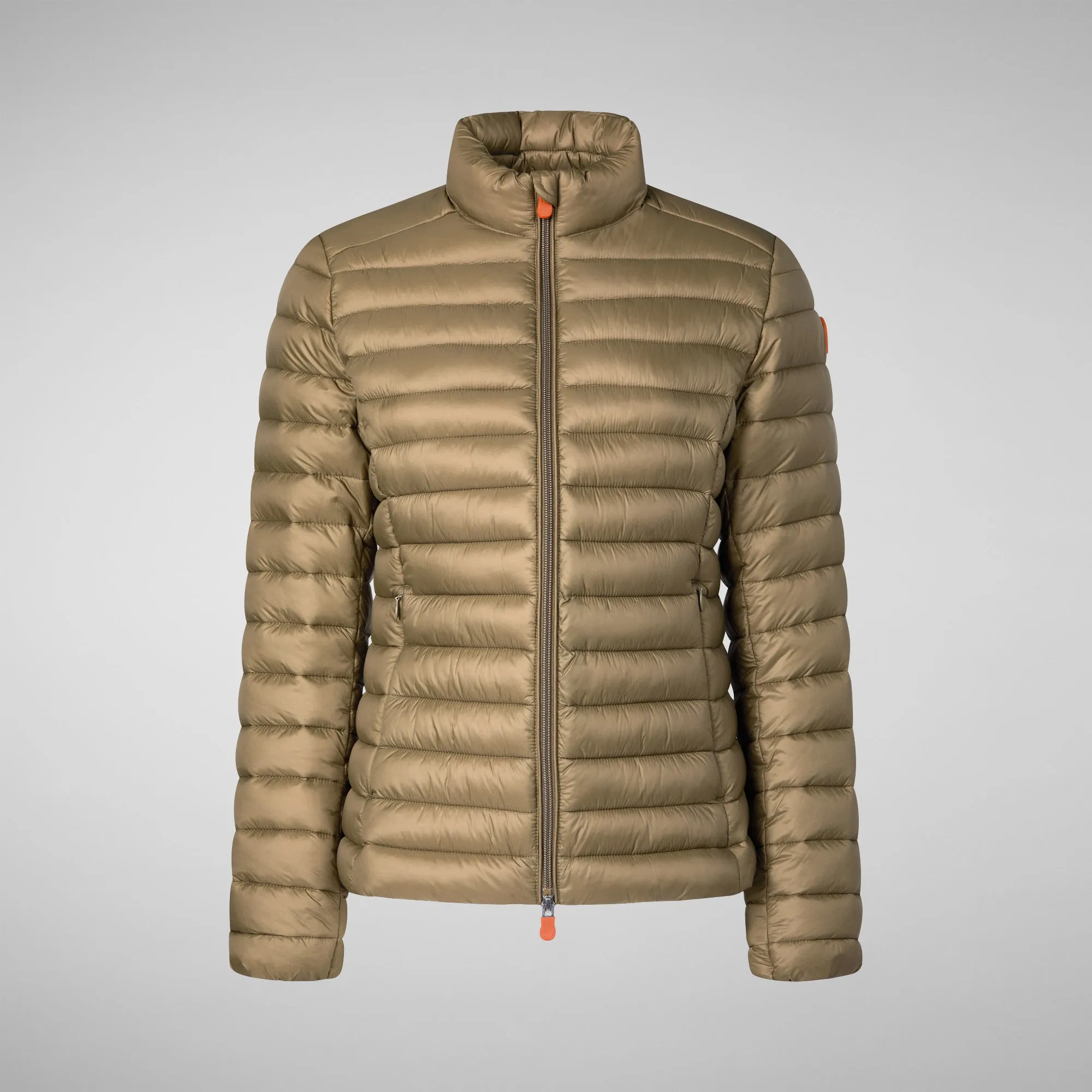 Women's Animal free Puffer Jacket Carly in Husk Green