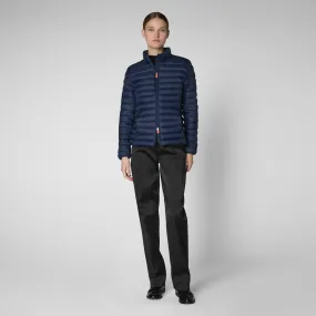 Women's Animal free Puffer Jacket Carly in Navy Blue