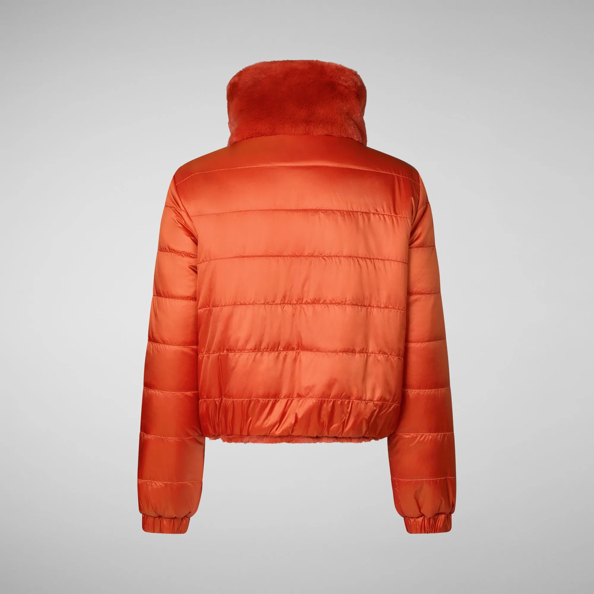 Women's jacket jeon in maple orange