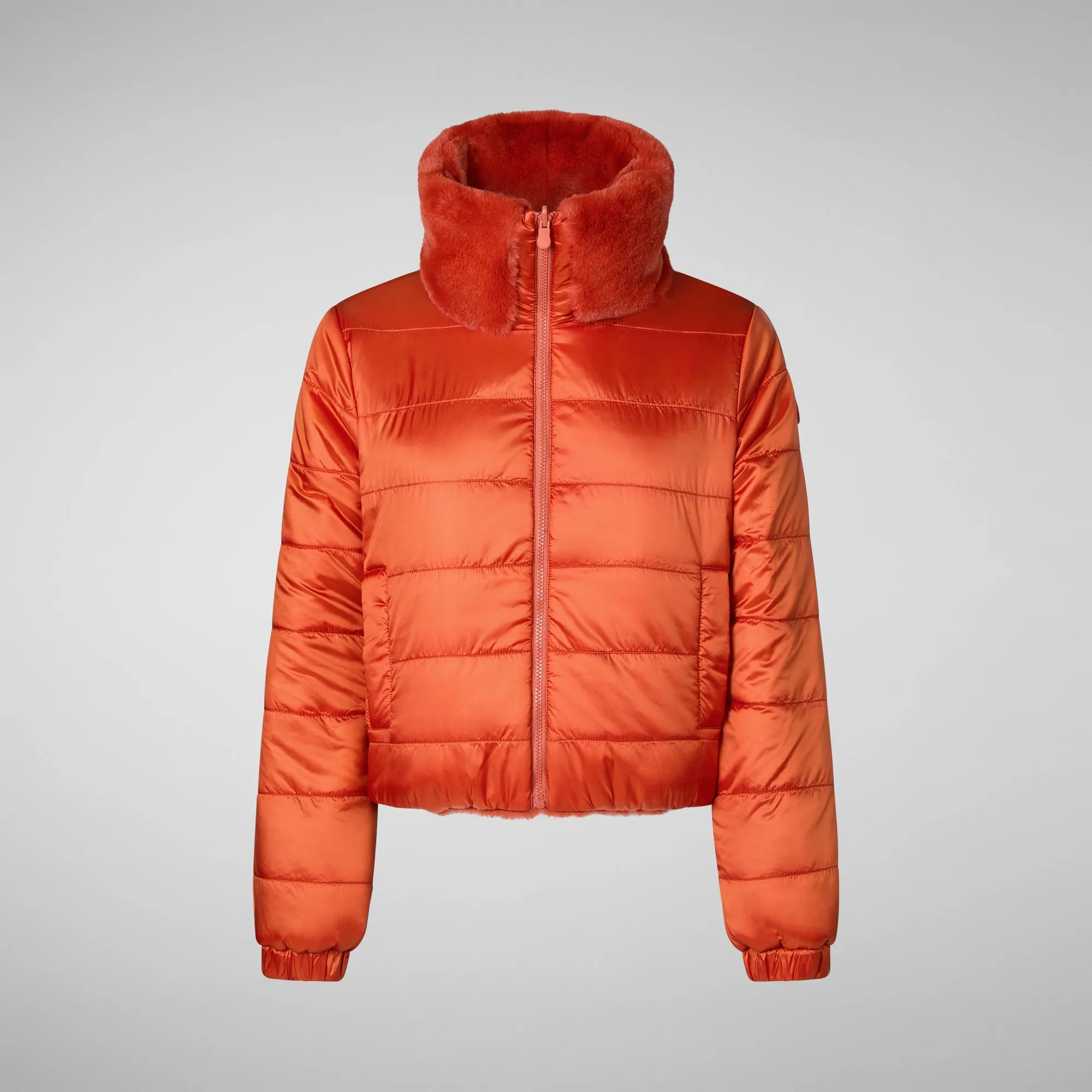 Women's jacket jeon in maple orange