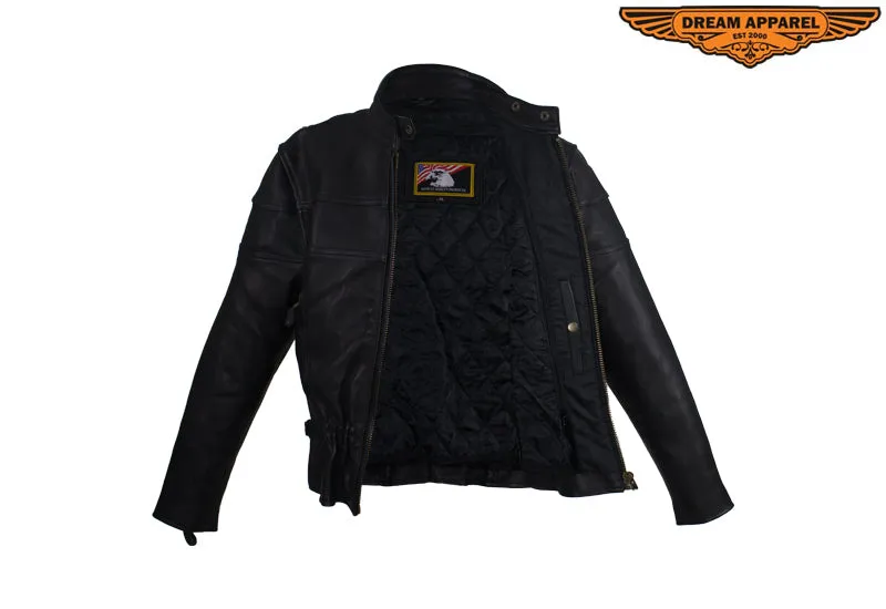 Womens Racer Jacket With Airvents