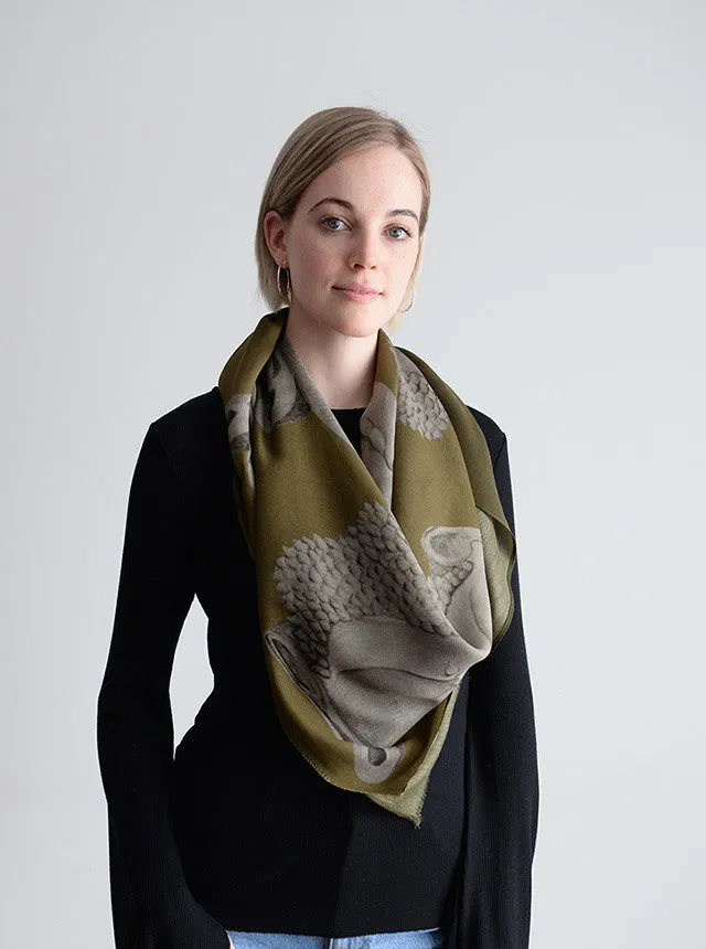 Wrap Yourself in Buddha Luxe Silk Wool Herb