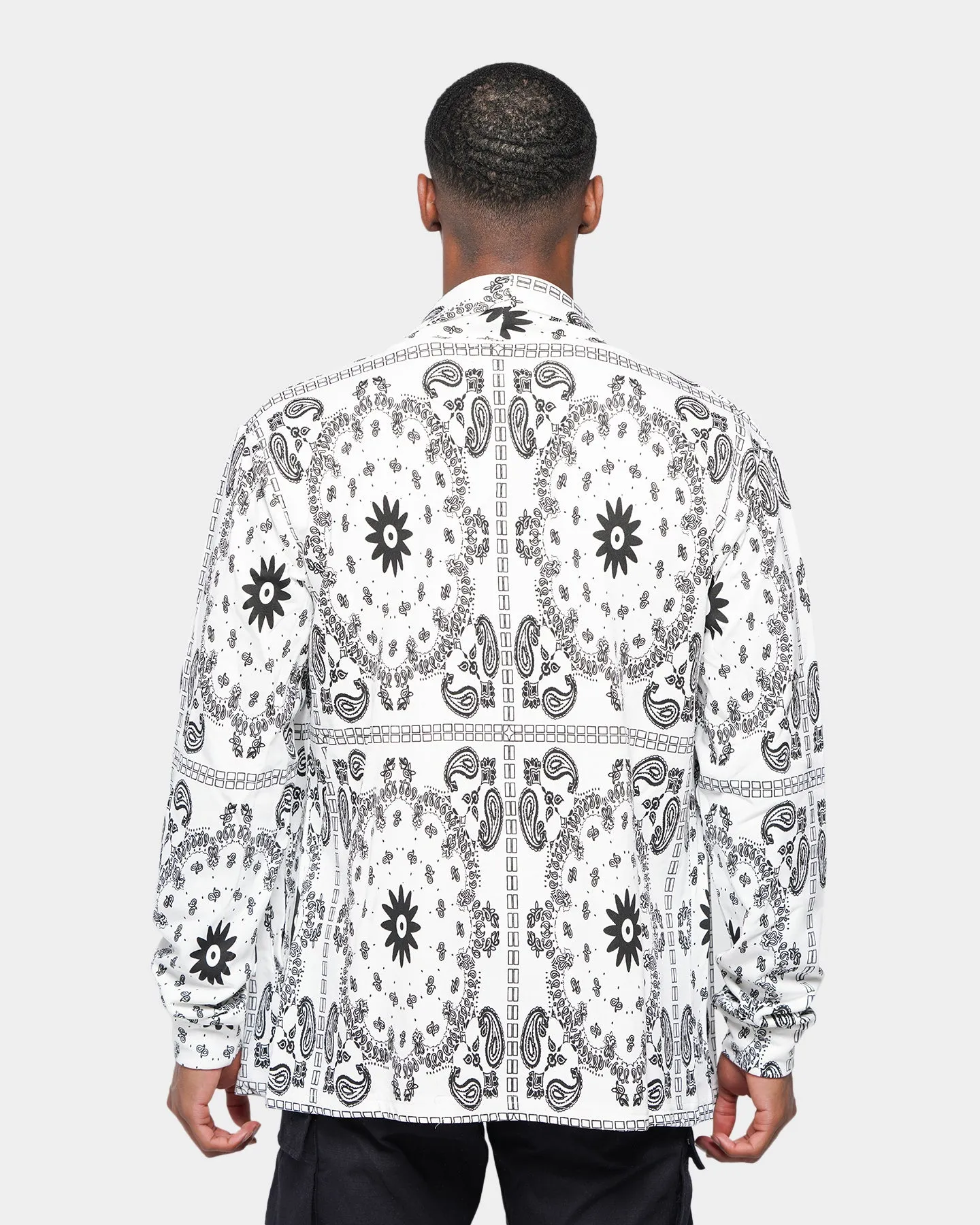 XXIII Paisley Kimono White/Black