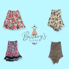 Y2K Bloom Revival Poly Skirts - 15 Pieces ( BC-11-27 )