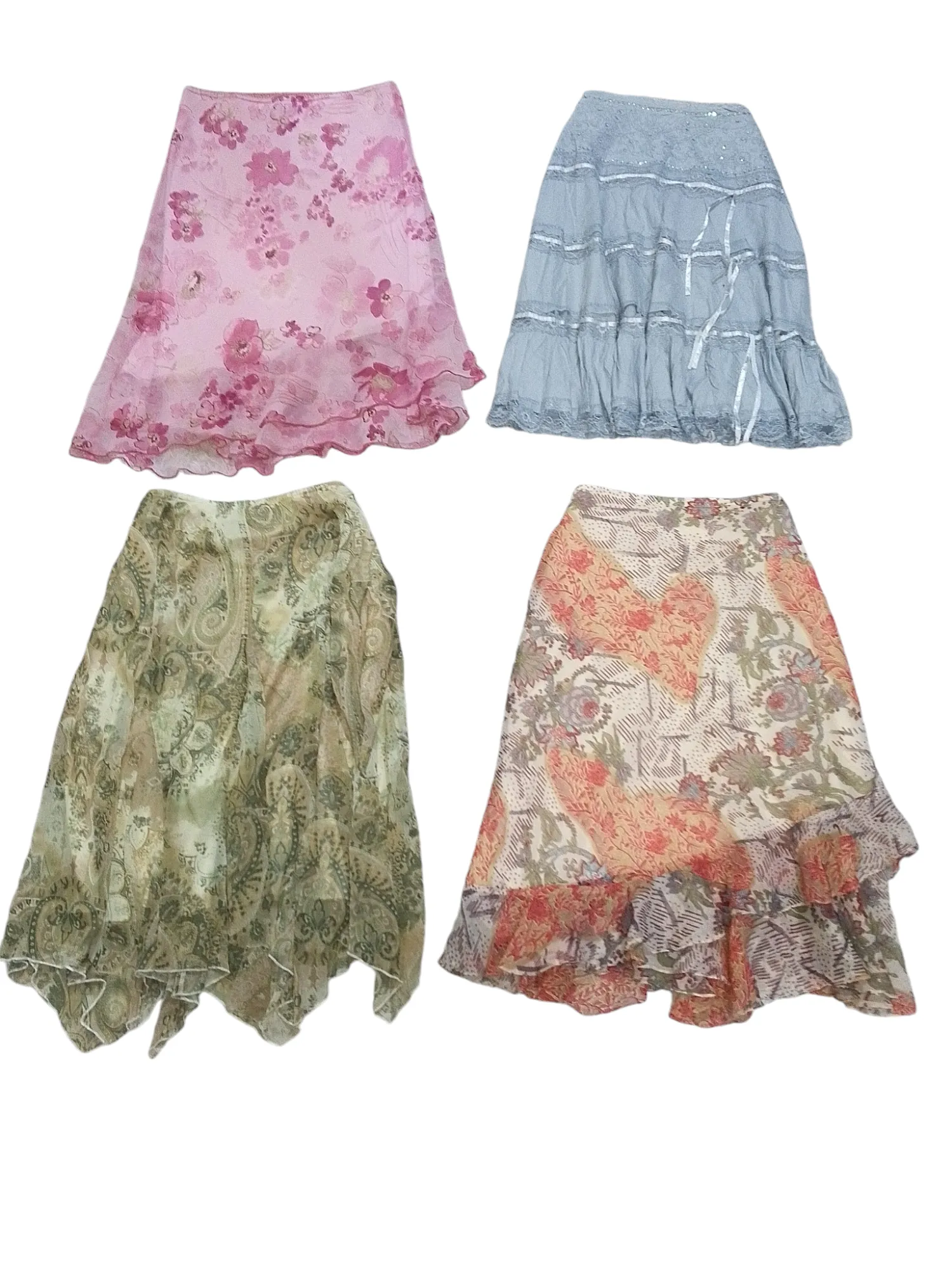 Y2k midi fairycore skirt - 12 pcs - 31/10/24